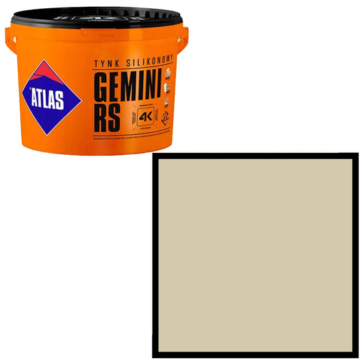 Tynk silikonowy Gemini RS 25kg Atlas SAH 0023