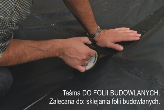 Taśma do sklejania folii budowlanych 50mmx20m PE