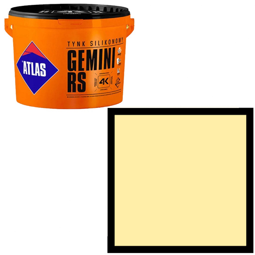Tynk silikonowy Gemini RS 25kg Atlas SAH 0007