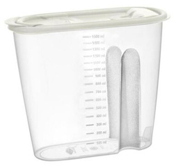 Pojemnik na artykuły sypkie 1,5L KREM