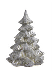Choinka ceramiczna srebrna 9 cm