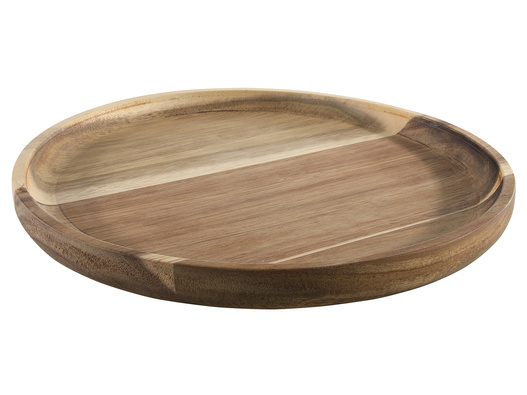 Półmisek akacjowy okrągły fi 24cm