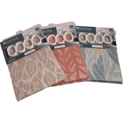 Zasłona Prysznicowa 180x180cm niebieska / różowa / biała