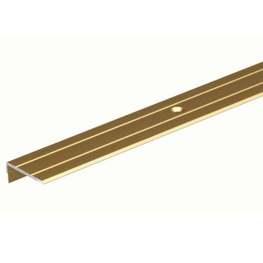 Listwa schodowa aluminiowa Złota 25x20mm / 1m