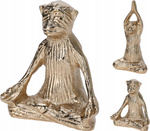 Figurka Małpka złota YOGA 14cm 2wzory