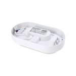 Oprawa LED KANLO owalna 8W 4000K 760lm IP54 biała