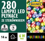 Lampki 280LED multikolor 14 m