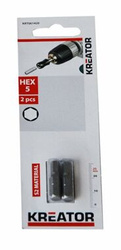 Końcówka Bit HEX5 25mm 2szt Kreator
