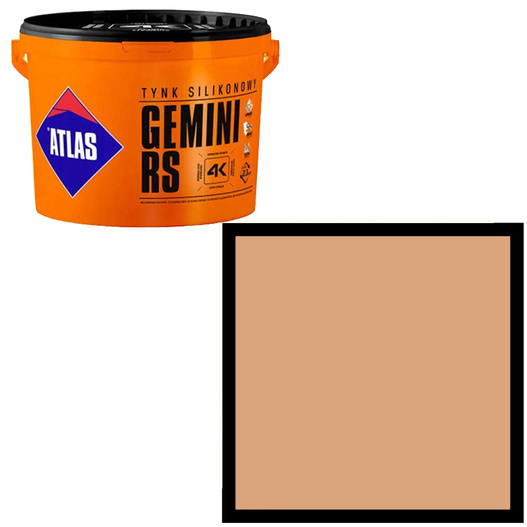 Tynk silikonowy Gemini RS 25kg Atlas SAH 0055