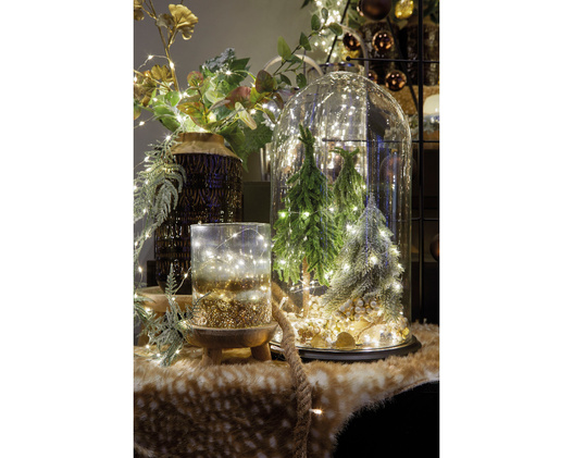 Lampki LED 60 ŻYŁKA 2,95m drucik/ zimny biały