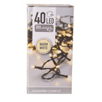 Lampki Zewnętrzne i wewnętrzne40 Led 3m biały ciepły