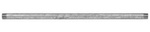 Rura dwustronnie gwintowana 1/2"x1000mm ocynk