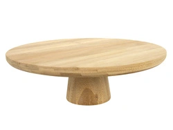 Patera drewniana na nóżce 28cm