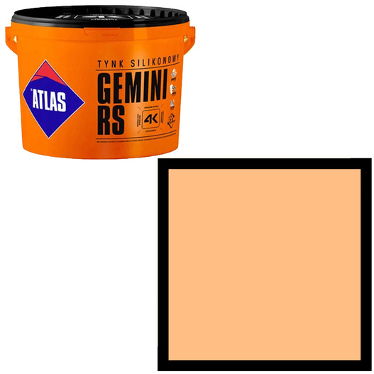 Tynk silikonowy Gemini RS 25kg Atlas SAH 0049