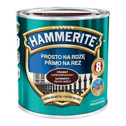 Farba Hammerite na rdzę 2,5 l Ciemnobrązowy półmat