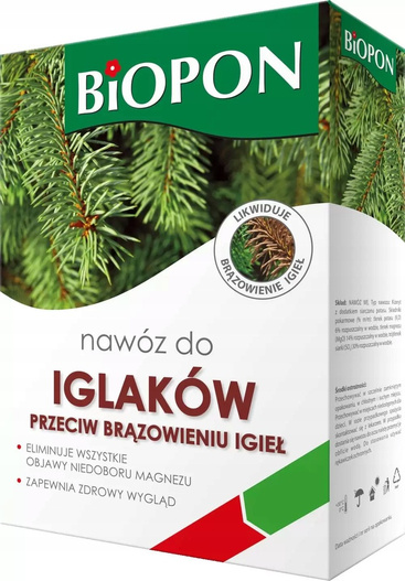  Nawóz do iglaków przeciw brązowieniu igieł 5 kg BIOPON