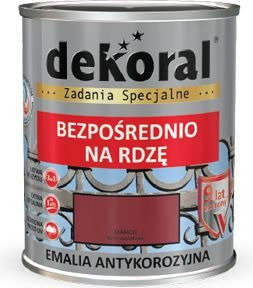 Dekoral Emalia Antykorozyjna Mahoń 0,65L Połysk