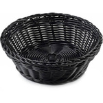 Koszyk z polirattanu Czarny Fi20cm