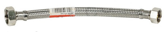 Wąż ze stali nierdzewnej fi 10mm 3/8''x1/2'' L-500