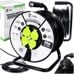 Przedłużacz bębnowy ISAJ BS1 50m 3x2,5mm2 IP44 z klapkami