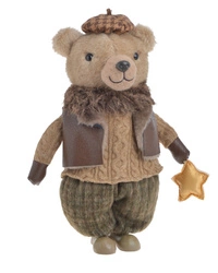 Miś ON stojący pluszowy brązowy 45cm