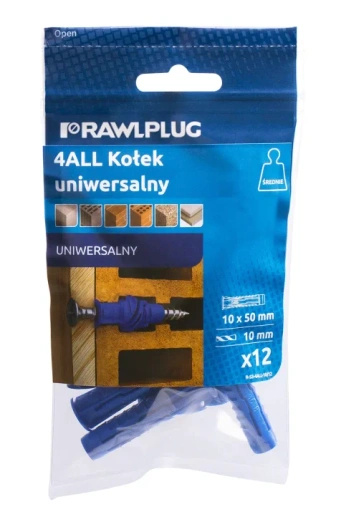 Kołek uniwersalny 10x50 mm 4ALL 12szt. Rawlplug