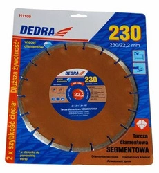 Tarcza diamentowa segmentowa do cięcia 230mm DEDRA