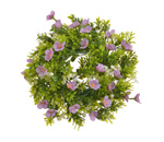 Wianek drobne kwiatki fioletowe 28 cm