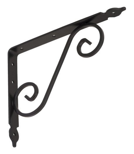 Wspornik ornamentowy 24x19cm czarny gradowany