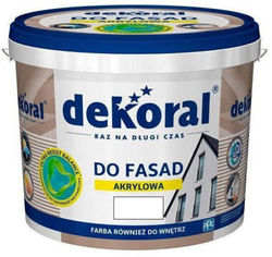 Dekoral Do Fasad Polinit 3L Biały Emulsja zewnętrzna