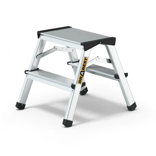 Drabina aluminiowa  2-stopniowa do 125 kg Podest Drabest
