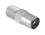 Przejście gniazda F na wtyk antenowy HQ