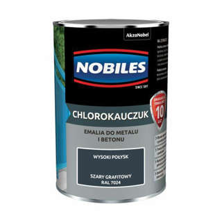 Chlorokauczuk Nobiles szary grafitowy 0,9l