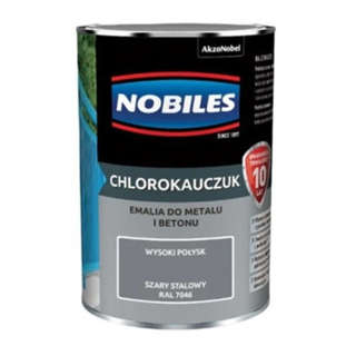 Chlorokauczuk Nobiles szary stalowy 0,9l