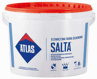Elewacyjna farba silikonowa biała 10l Salta Atlas