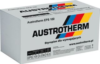 Styropian Austrotherm EPS 100 10cm (0,3m3/3m2)