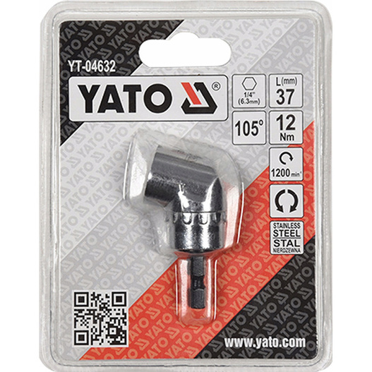 Adapter kątowy 37mm 1/4" Uchwyt na wiertarkę