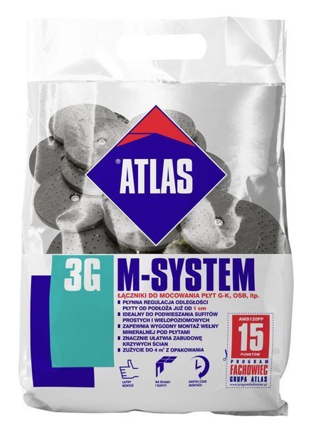 Atlas M-system łączniki do mocowania płyt L-150