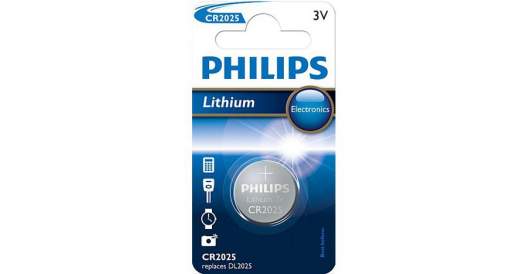 Bateria CR2025 3V Lithium Philips