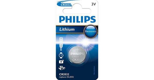 Bateria CR2032 3V Lithium Philips