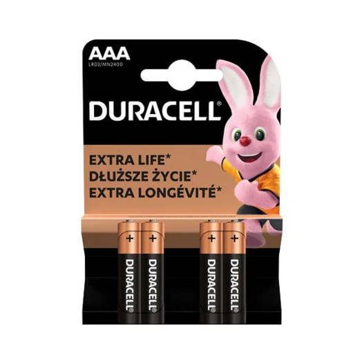 Bateria LR03 AAA Duracell 4szt
