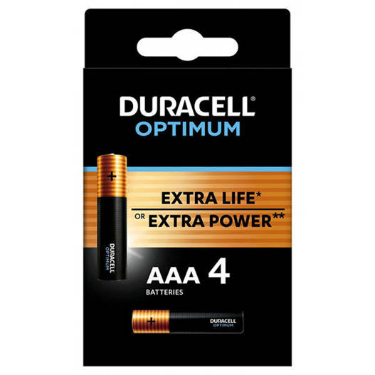 Bateria RL3 AAA Duracell Optimum 4szt