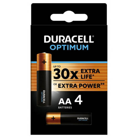 Bateria RL6 AA Duracell Optimum 4szt