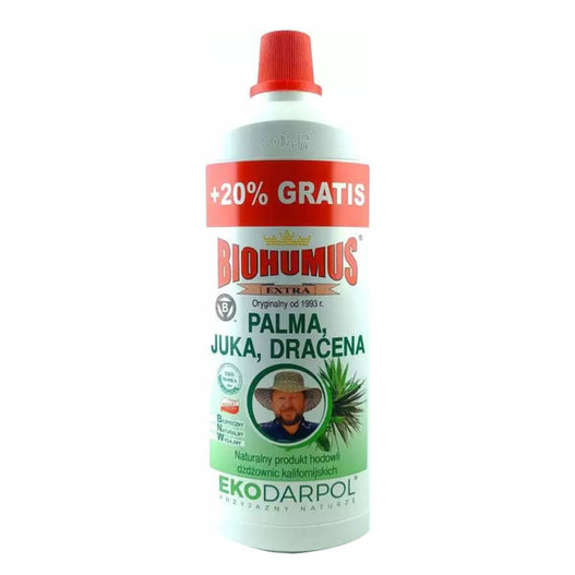 Biohumus Extra nawóz do juk, palm i dracen 1L