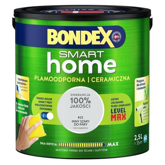 Bondex Smart Home 2,5l Inny szary do pary