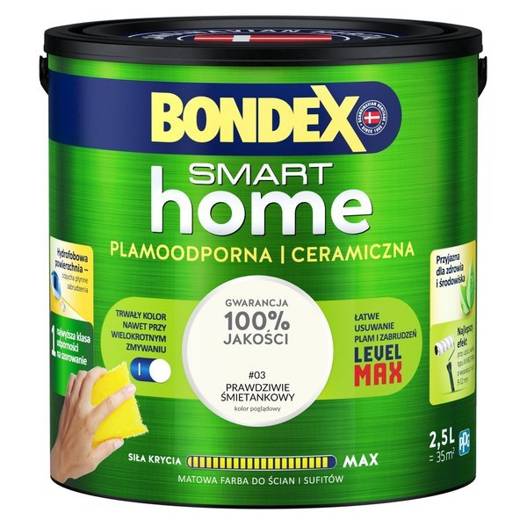 Bondex Smart Home 2,5l Prawdziwie śmietankowy