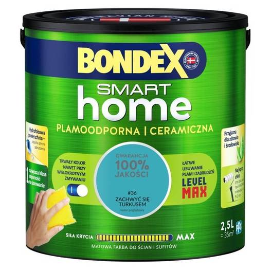 Bondex Smart Home 2,5l Zachwycić się turkusem