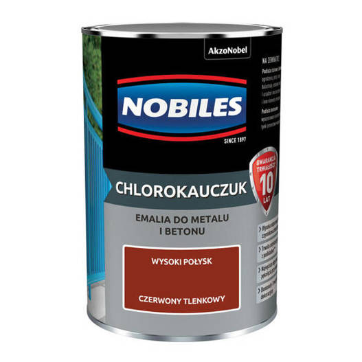 Chlorokauczuk Nobiles czerwony tlenkowy 0,9l