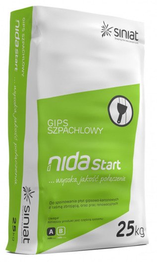 Gips szpachlowy Nida START Siniat (25kg)