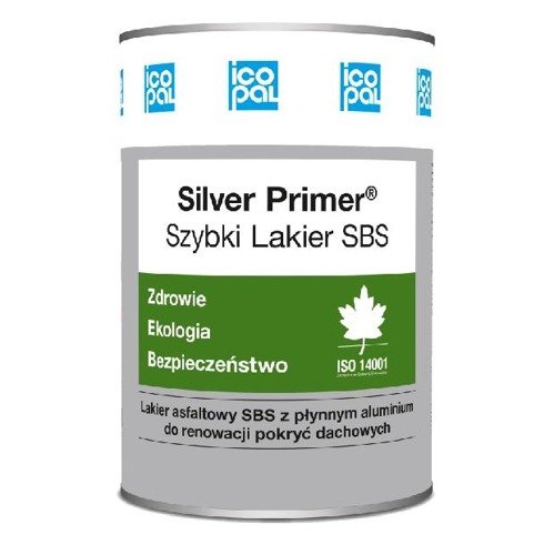 Icopal Silver Primer Szybki Lakier SBS 17,5 L